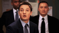  No Comment  Jeremy Renner GIF