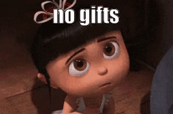 No Gifts Agnes GIF