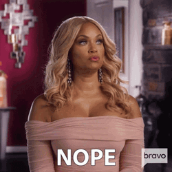 No! Gizelle Bryant GIF