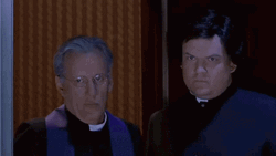 No God No Running Priest GIF