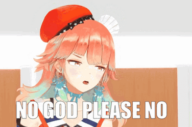 No God Please No Hololive Kiara GIF
