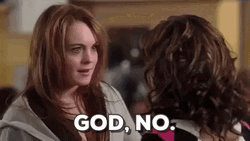 No God Please No Lindsay Lohan GIF