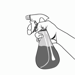 No Gray Spray Bottle Animation GIF