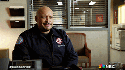 No Hair Guy Chuckled Hee Hee Shared Joke GIF
