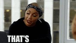 No Hair Woman That's Just Nasty Girl GIF