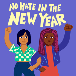 No Hate In The New Year GIF