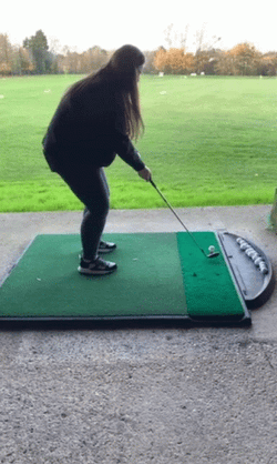 No Hit Golf Swing GIF