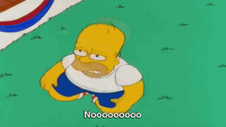 No Homer Doh GIF
