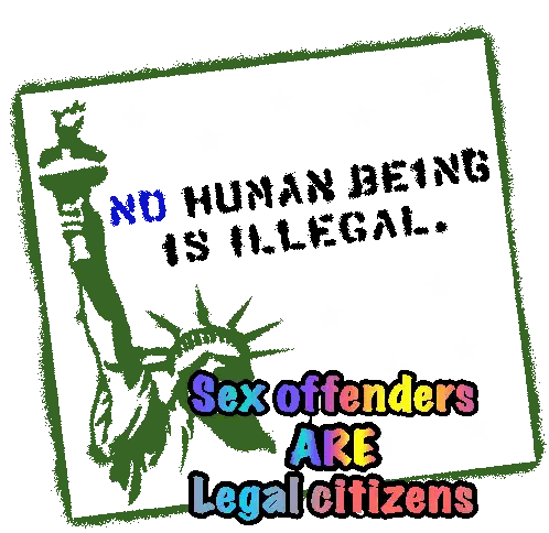 No Human Is Illegal Sign Sticker