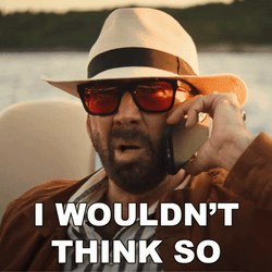 No I Don't Think I Will Nicolas Cage GIF