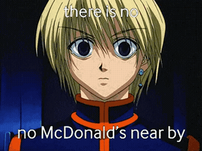 No McDonald's Near By Boy GIF
