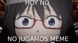 No Meme Anime Girl Homura Akemi GIF