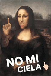 No Meme Funny Mona Lisa GIF