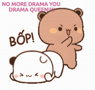 No More Drama You Drama Queen Sticker GIF