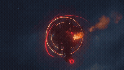 No More Games Poster With Fireball GIF