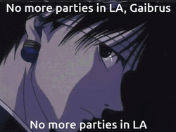 No More Parties In La Chrollo Lucifer GIF
