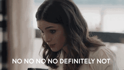 No No No Definitely Not Alicia Mendoza GIF