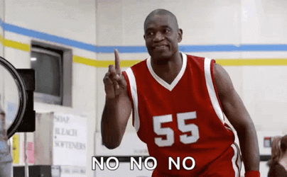 No No No Dikembe Mutombo GIF