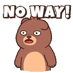 No Nope Sticker GIF