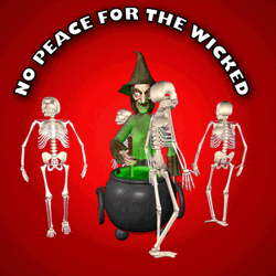 No Peace For Wicked Witch Melting GIF