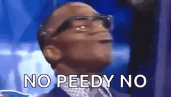 No Peedy No Shannon Sharpe Meme GIF