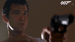 No Pierce Brosnan Don't Do It GIF
