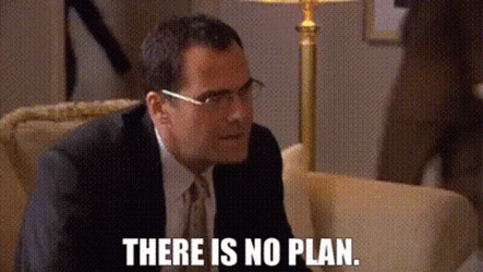 No Plan David Wallace The Office GIF