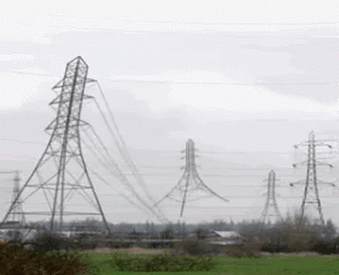 No Power Funny Jumping Electric Pole  GIF