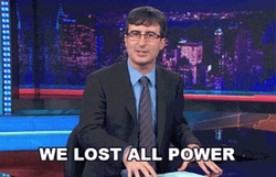 No Power John Oliver British Comedian GIF