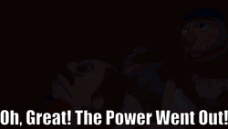 No Power Panicking Puppets In The Dark GIF