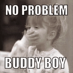 No Problemo Baby Girl Flying Kiss GIF