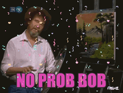 No Problemo Bob Ross GIF