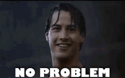 No Problemo Keanu Reeves Thumbs Up GIF