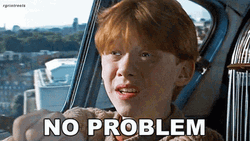 No Problemo Rupert Grint GIF