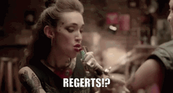 No Regerts Tattoo GIF