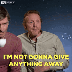 No Spoilers Because I'm Not Gonna Give Anything Away GIF