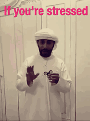 No Stress Giant Fidget Spinner GIF