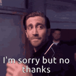 No Thanks Jake Gyllenhaal Flying Kiss GIF