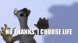 No Thanks Sid Ice Age GIF