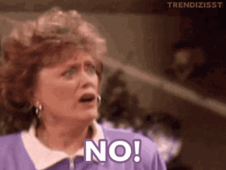No! The Golden Girls Scene GIF