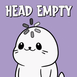 No Thoughts Head Empty  GIF