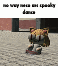 No Way Neco Arc Spooky Month Dance GIF
