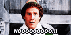 No! Will Ferrell GIF