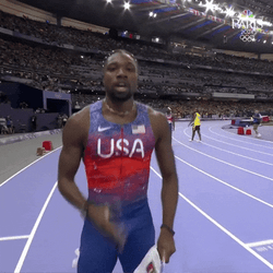 Noah Lyles Come On GIF
