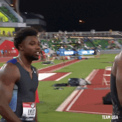 Noah Lyles Happy Peek A Boo GIF