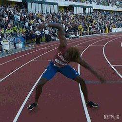 Noah Lyles Slamming The Ground Noah GIF
