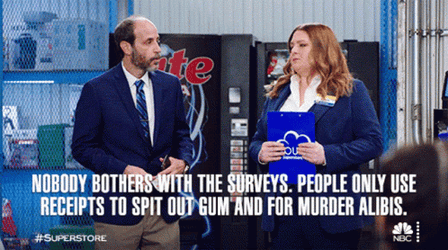 Nobody Bothers With Surveys Glenn Sturgis, Dina Fox GIF