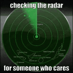 Nobody Cares Checking The Radar Spinning Indicator GIF