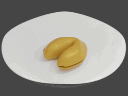 Nobody Cares Fortune Cookie Meme GIF