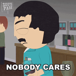Nobody Cares Randy Marsh South Park GIF